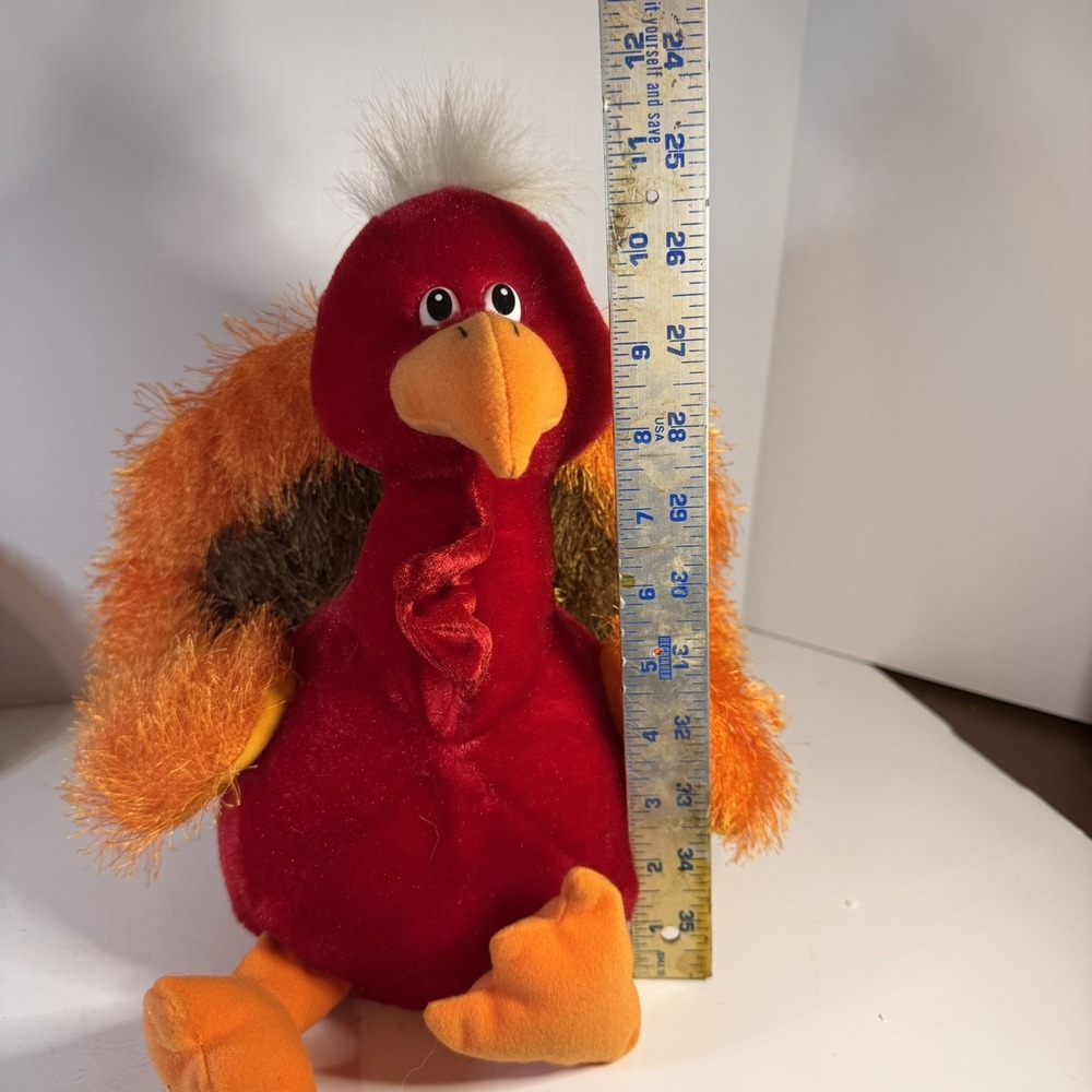 VTG 2001 Kids of America Corp Battery Operated Singing Plush Turkey Thanksgiving - Picture 5 of 5